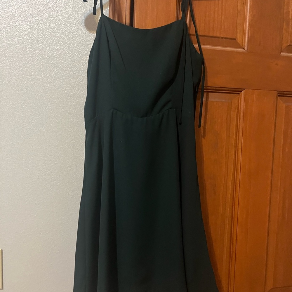 Elegant Dark Green Dress